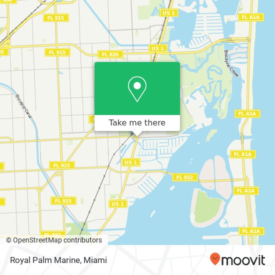 Royal Palm Marine map