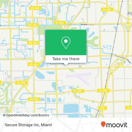 Mapa de Secure Storage Inc