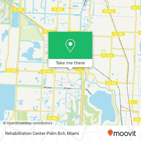 Mapa de Rehabilitation Center-Palm Bch