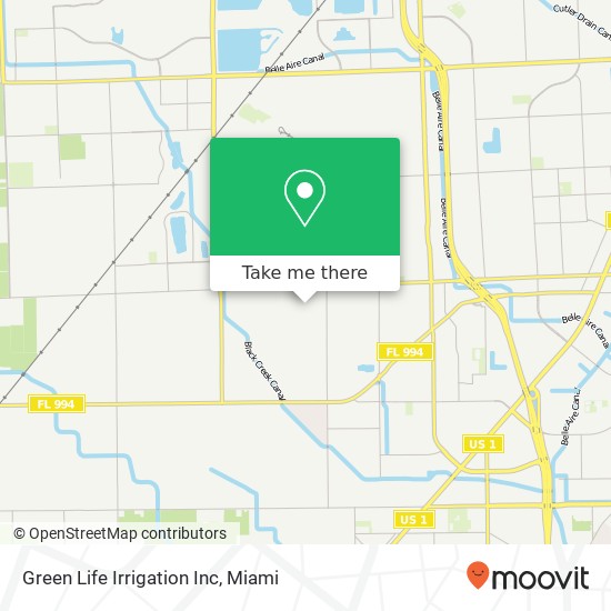 Mapa de Green Life Irrigation Inc