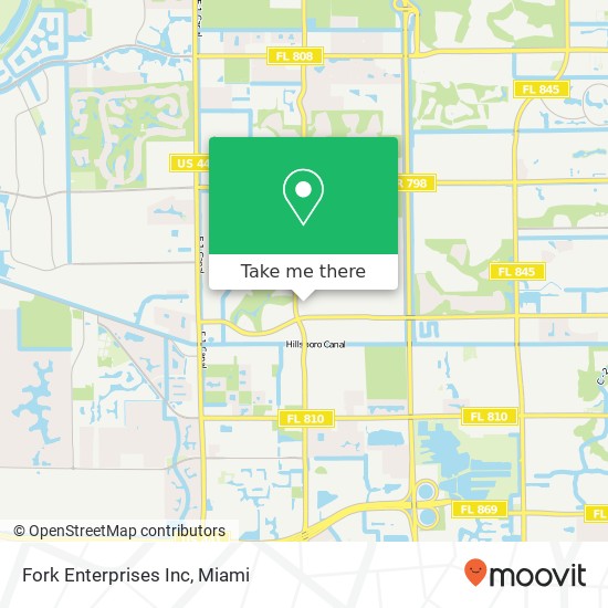 Fork Enterprises Inc map