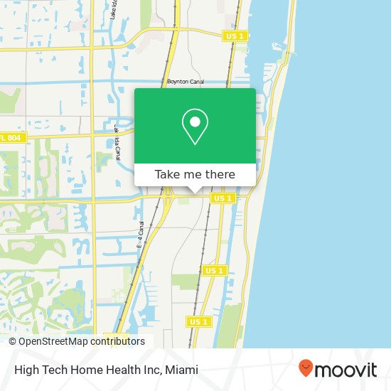 High Tech Home Health Inc map