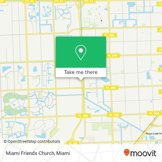 Mapa de Miami Friends Church