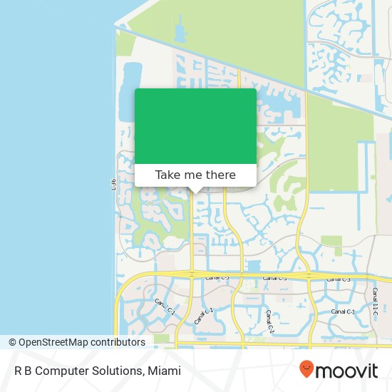 R B Computer Solutions map