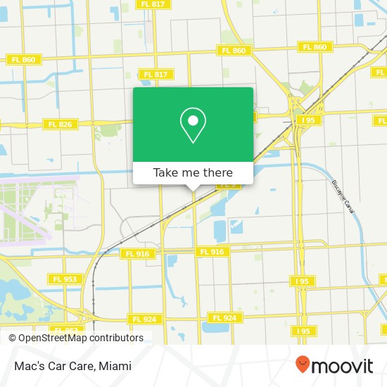 Mapa de Mac's Car Care