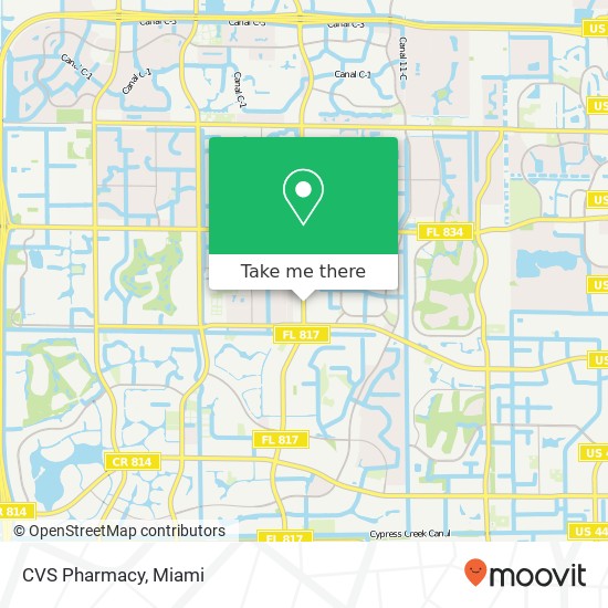 Mapa de CVS Pharmacy