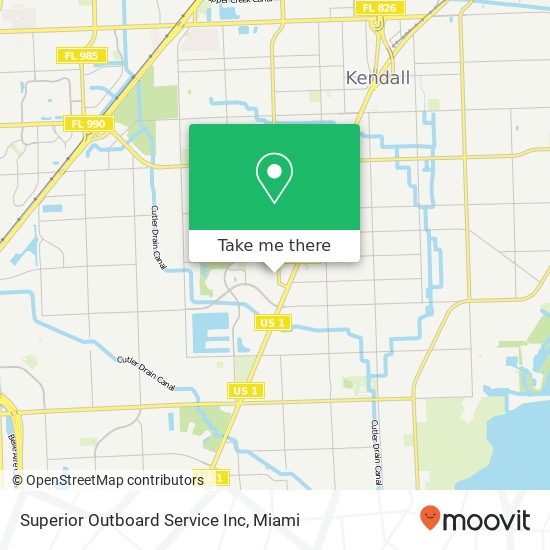 Superior Outboard Service Inc map