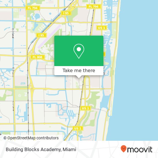 Building Blocks Academy map