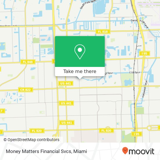 Money Matters Financial Svcs map