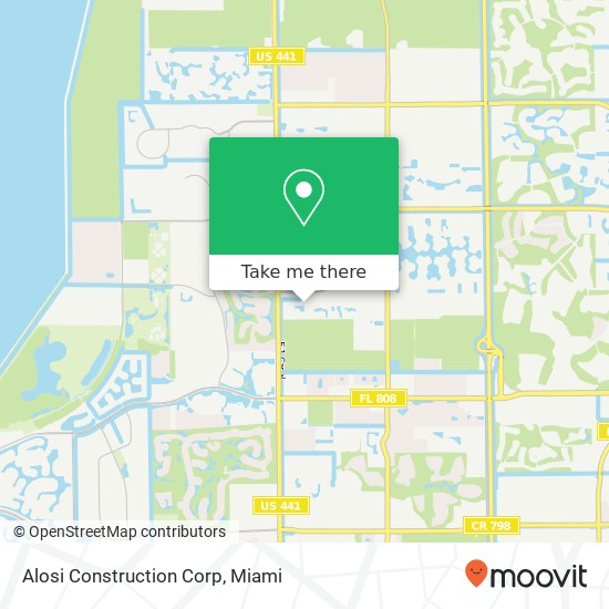 Alosi Construction Corp map