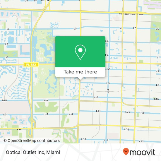 Optical Outlet Inc map