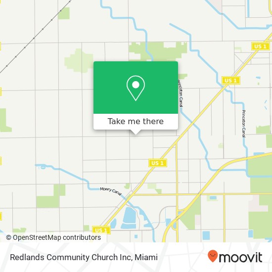 Redlands Community Church Inc map