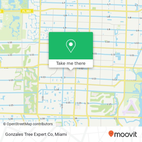 Gonzales Tree Expert Co map