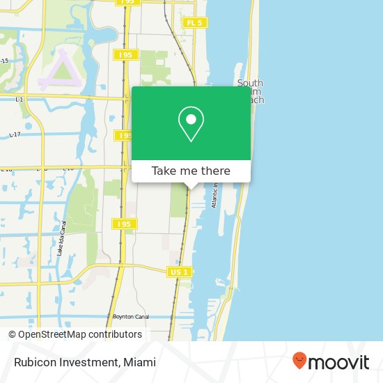 Mapa de Rubicon Investment