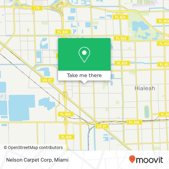 Nelson Carpet Corp map