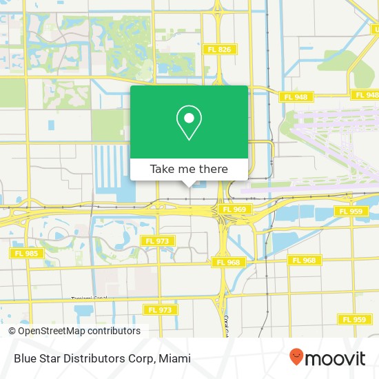 Blue Star Distributors Corp map