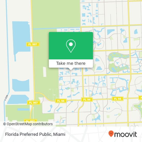Mapa de Florida Preferred Public