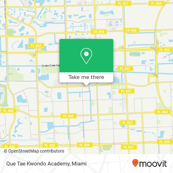 Que Tae Kwondo Academy map