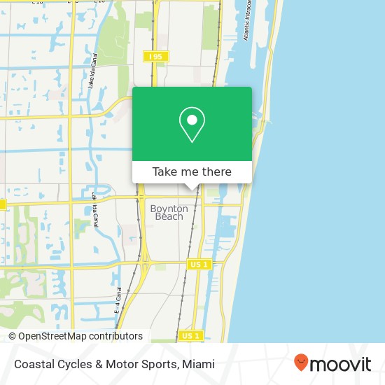 Coastal Cycles & Motor Sports map