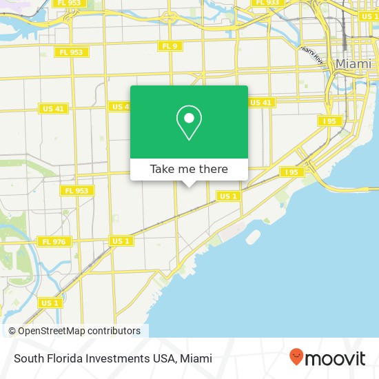 Mapa de South Florida Investments USA