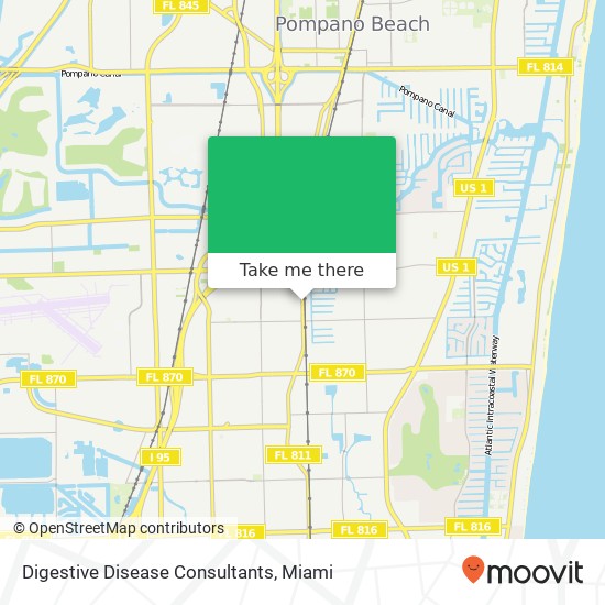 Mapa de Digestive Disease Consultants