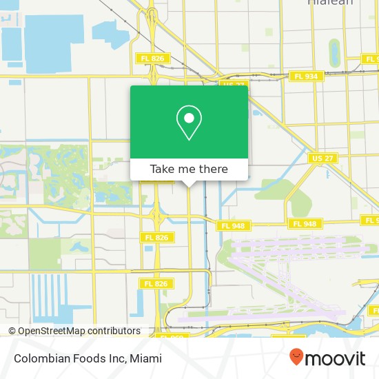 Colombian Foods Inc map