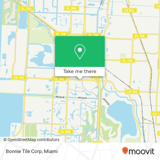Bonnie Tile Corp map