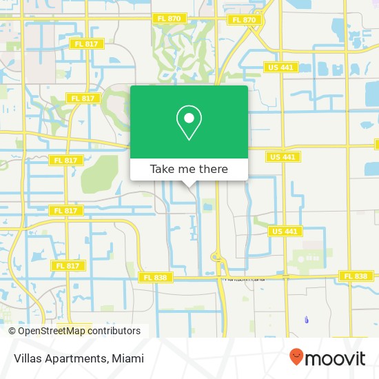 Villas Apartments map