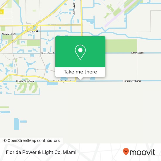 Mapa de Florida Power & Light Co