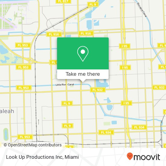 Look Up Productions Inc map