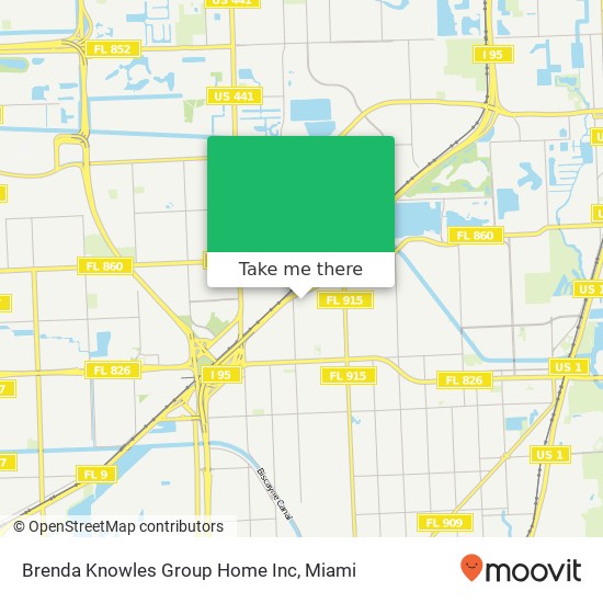 Brenda Knowles Group Home Inc map