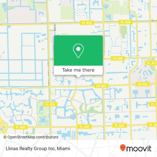 Llinas Realty Group Inc map