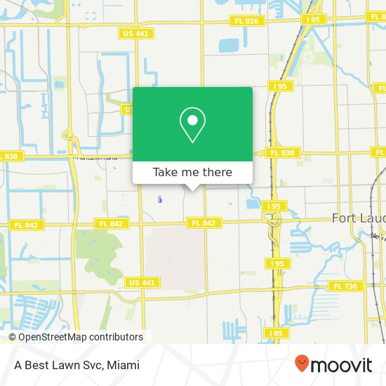 A Best Lawn Svc map