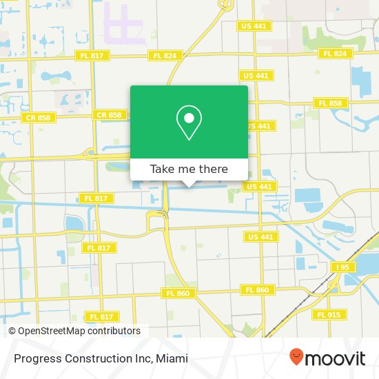 Progress Construction Inc map