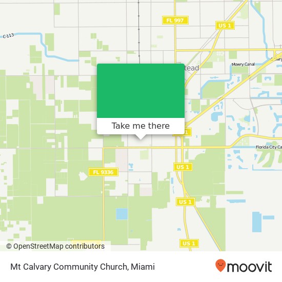 Mt Calvary Community Church map