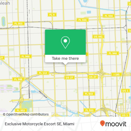 Mapa de Exclusive Motorcycle Escort SE