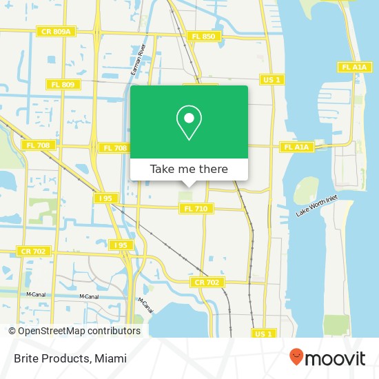 Brite Products map