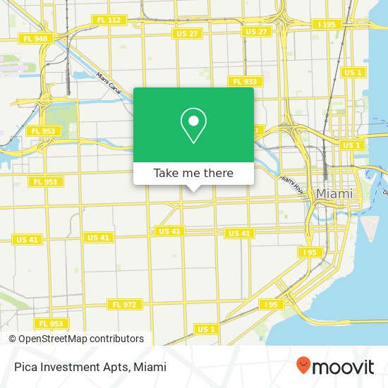 Pica Investment Apts map