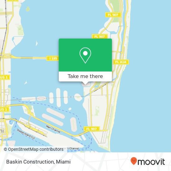 Baskin Construction map