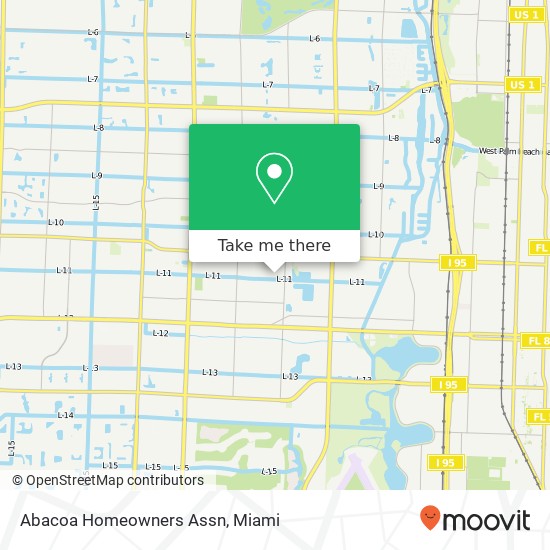 Abacoa Homeowners Assn map