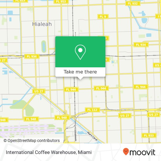 International Coffee Warehouse map