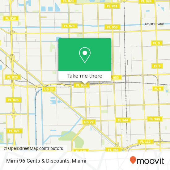 Mapa de Mimi 96 Cents & Discounts