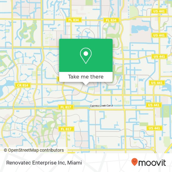 Renovatec Enterprise Inc map