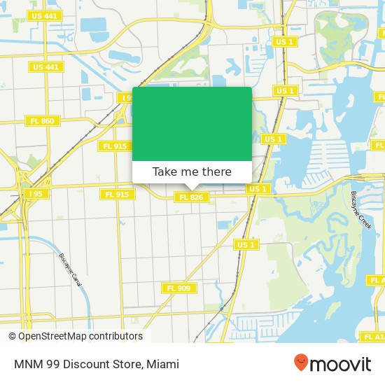 MNM 99 Discount Store map
