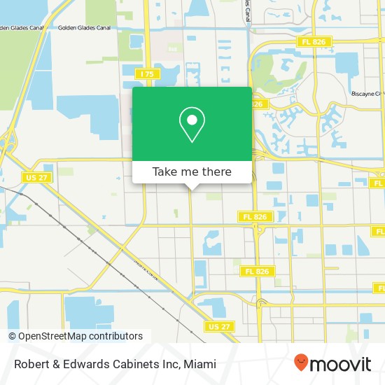 Mapa de Robert & Edwards Cabinets Inc