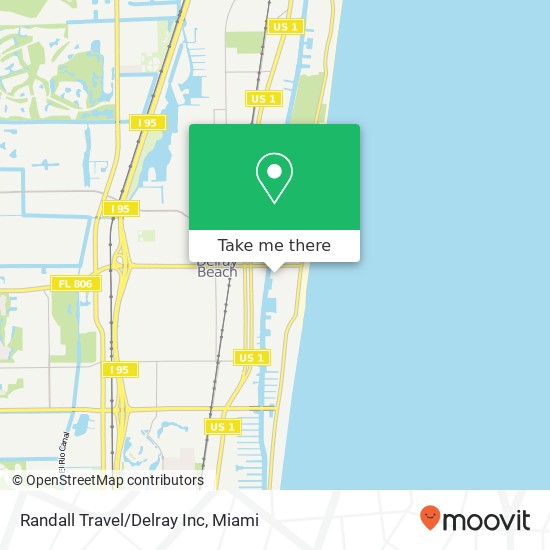 Randall Travel/Delray Inc map