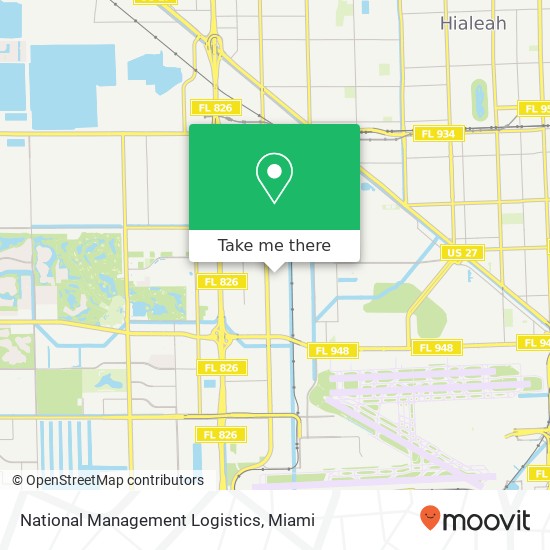 Mapa de National Management Logistics