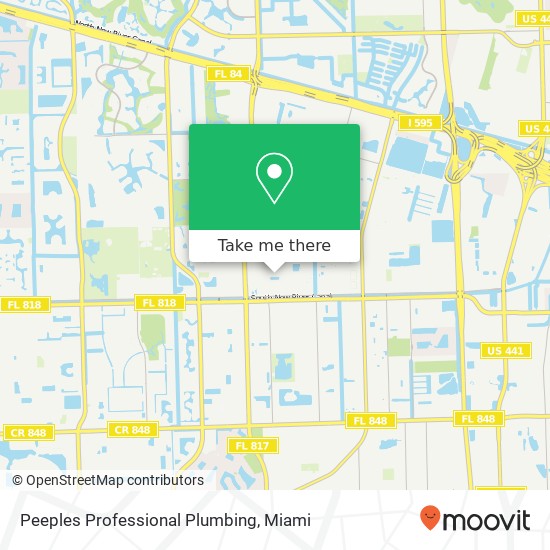 Peeples Professional Plumbing map