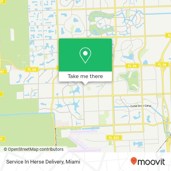 Mapa de Service In Herse Delivery