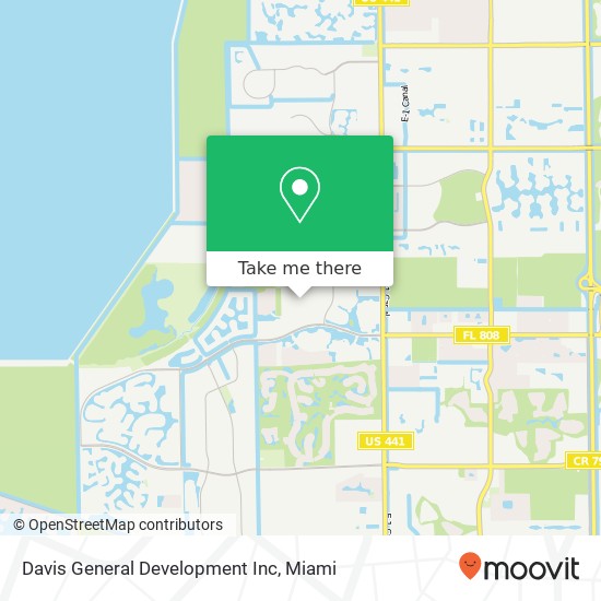 Davis General Development Inc map